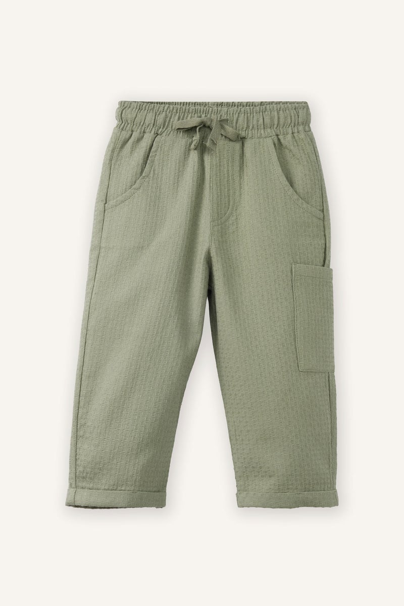 ديفاكتو طقم موسلين قميص وبنطلون للرضع أولادي - قطعتين - Image 2